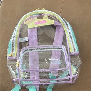 Stoney clover lane by target Transparent Kids Backpack with Purple and Mint
